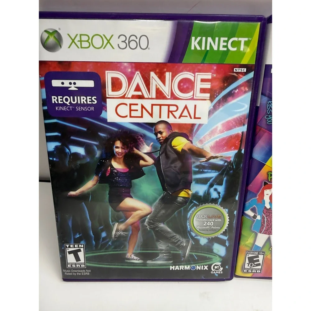 Xbox 360 Kinect Dance GameBundle Just Dance 2014 & DanceCentral Harmonix Ubisoft